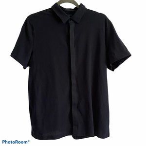 Perry Ellis Men's Large Full Button Up Polo